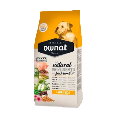 OWNAT CLASSIC LAMB/RICE 20 KG