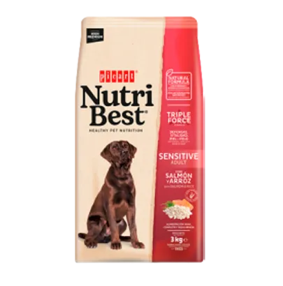 NUTRIBEST ADULT SENSITIVE SALMON/ARROZ 15 KG