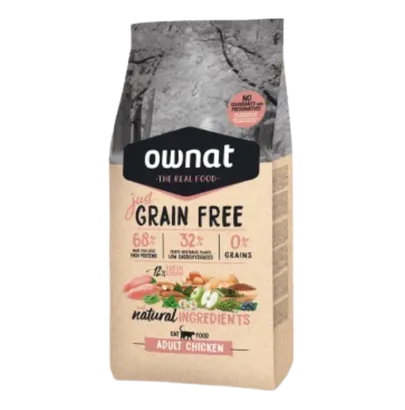 OWNAT JUST GF ADULT CHICKEN 400 KG