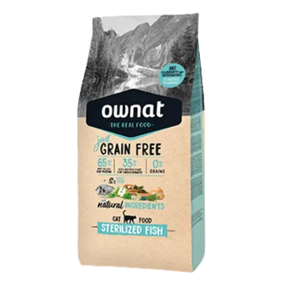 OWNAT JUST GF STERILIZED FISH 8 KG