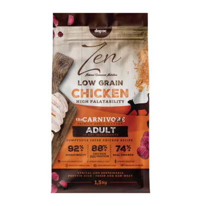 ZEN CAT LOW GRAIN ADULT POLLO 1.5 KG
