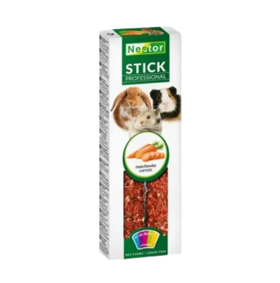 NESTOR STICK BARRITAS ZANAHORIA ROEDORES 115 GR