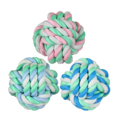 PELOTA NUDOS TRES COLORES