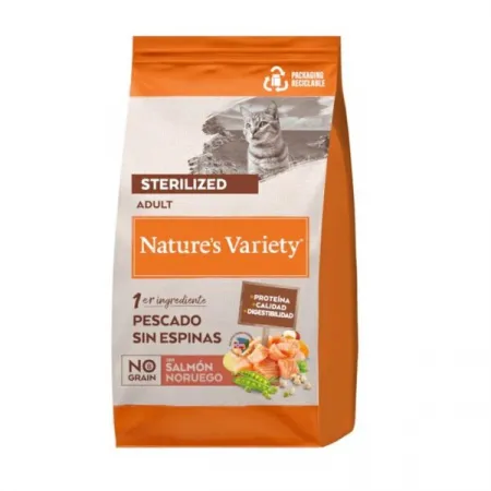 NATURE&#039;S VARIETY STERILIZED GF SALMON 3 KG