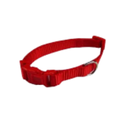 COLLAR AJUSTABLE NYLON ROJO 20x40-55 CM CM