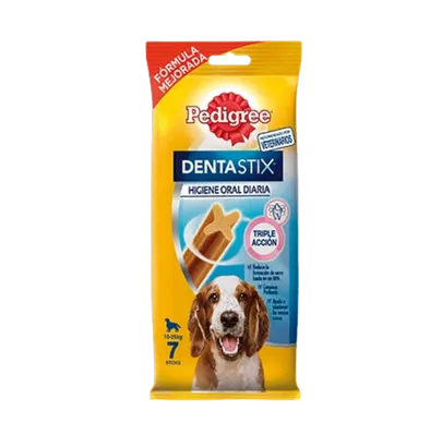 DENTASTIX SNACK DENTAL PERROS MEDIANOS 180 GR