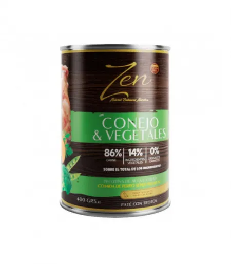 ZEN PATE CONEJO/VEGETALES 40 GR