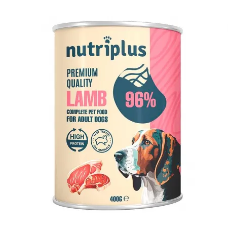 NUTRIPLUS PREMIUM MONOPROTEICA CORDERO 400 GR