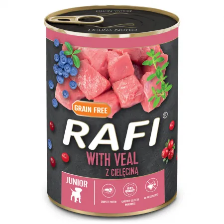 RAFI PATE GF DE TERNERA/ARÁNDANOS CACHORROS 400 GR