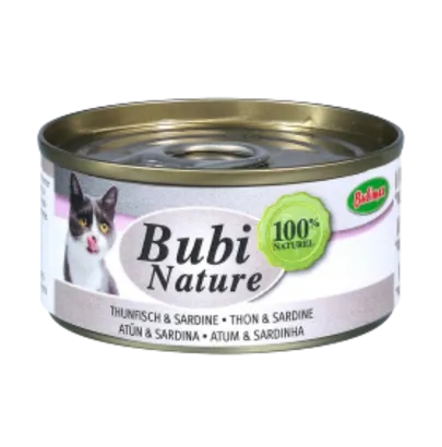 BUBI NATURE ATÚN /SARDINA 70 GR
