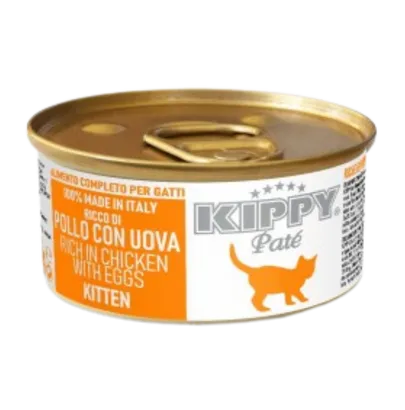 LATA KIPPY CAT KITTEN PATE POLLO/HUEVO 85 GR