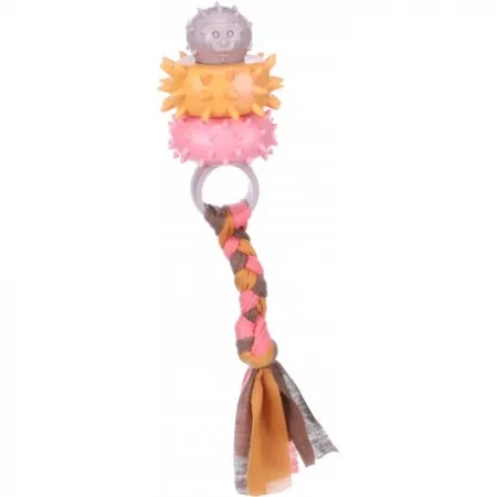 SONAJERO GOMA Y CUERDA 20 CM