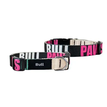 COLLAR BULL NYLON PAWS LIFE (T-1 20-35x1,5 CM)