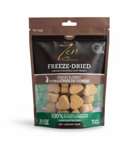 ZEN LIOFILIZADO CORAZONES CONEJO