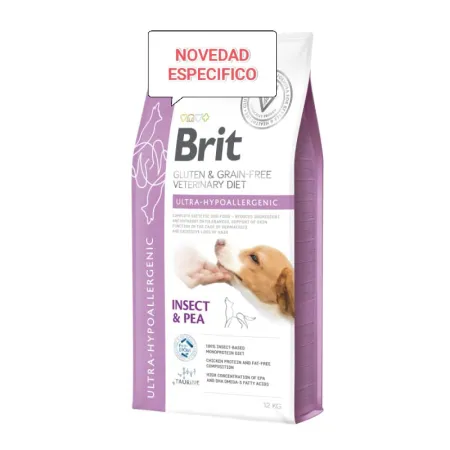 BRIT GF VD DOG ULTR-HIPOALERGÉNIC INSECTO 12 KG